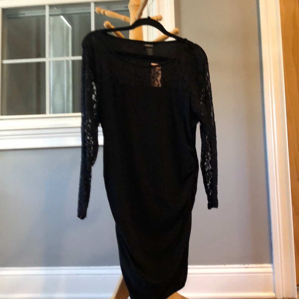 Black lace shirt